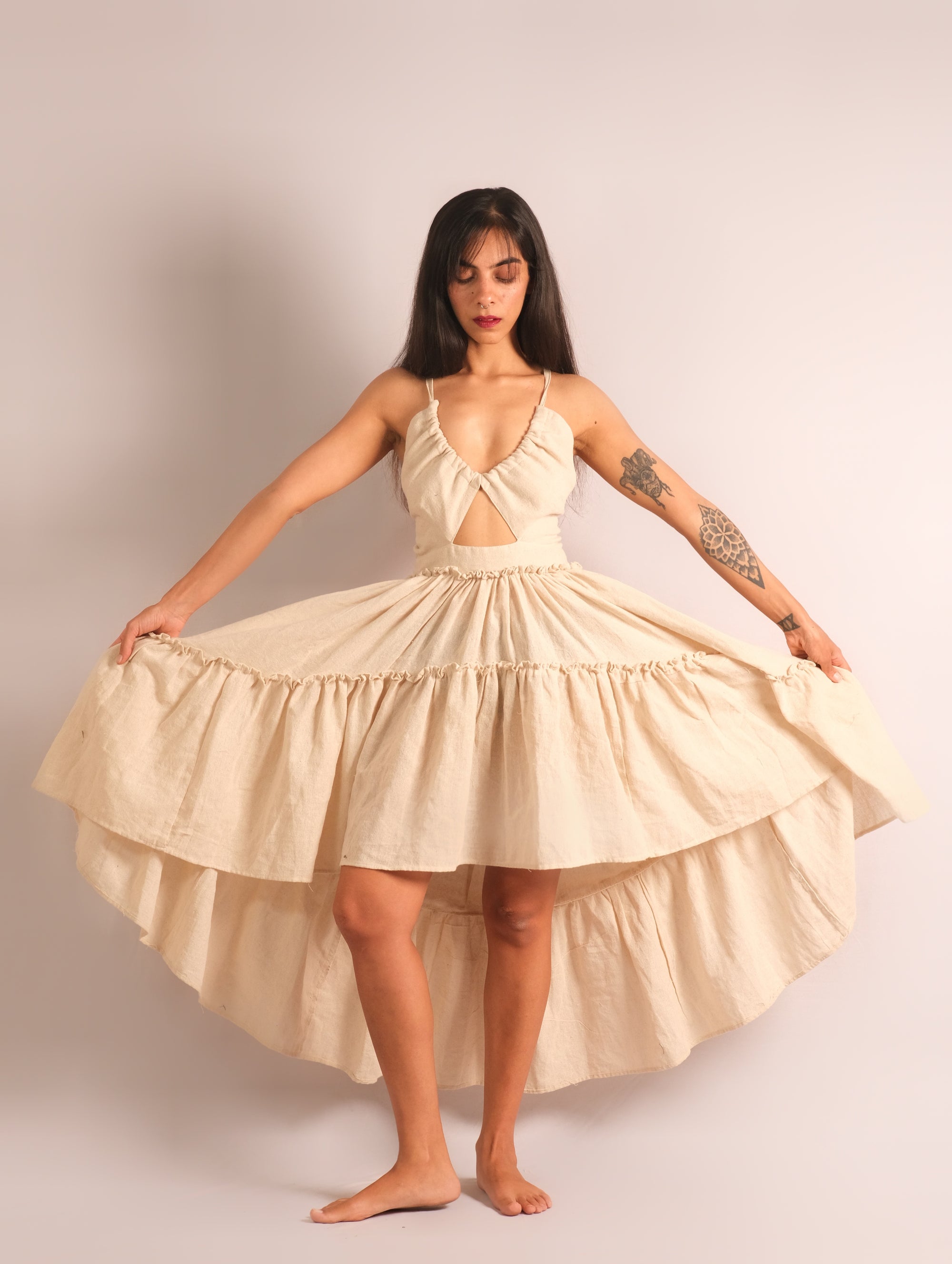 Raw Indian Cotton Dress