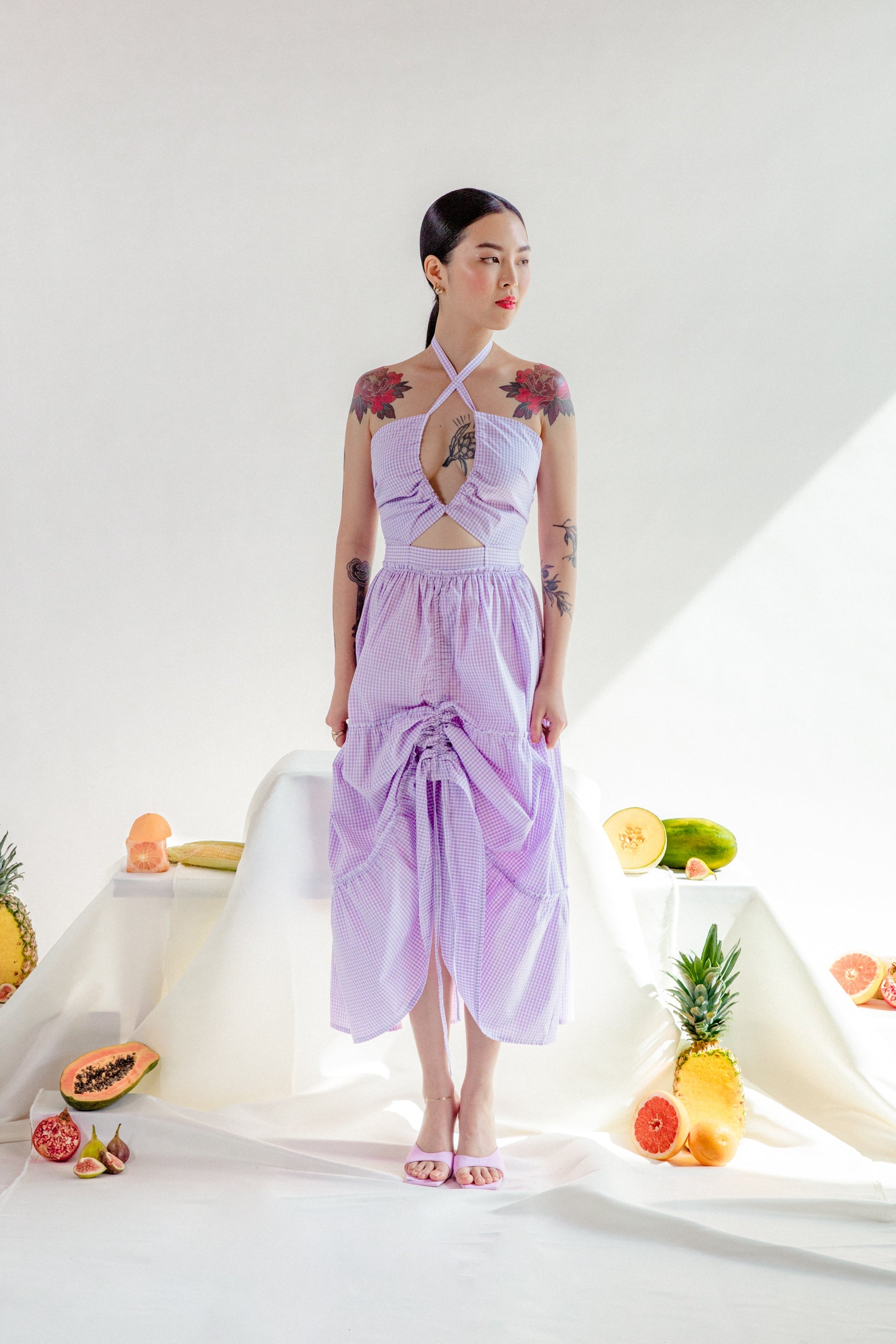 Lavender Organic Cotton Ovulation Dress Lavender Organic Cotton Ovulation Dress