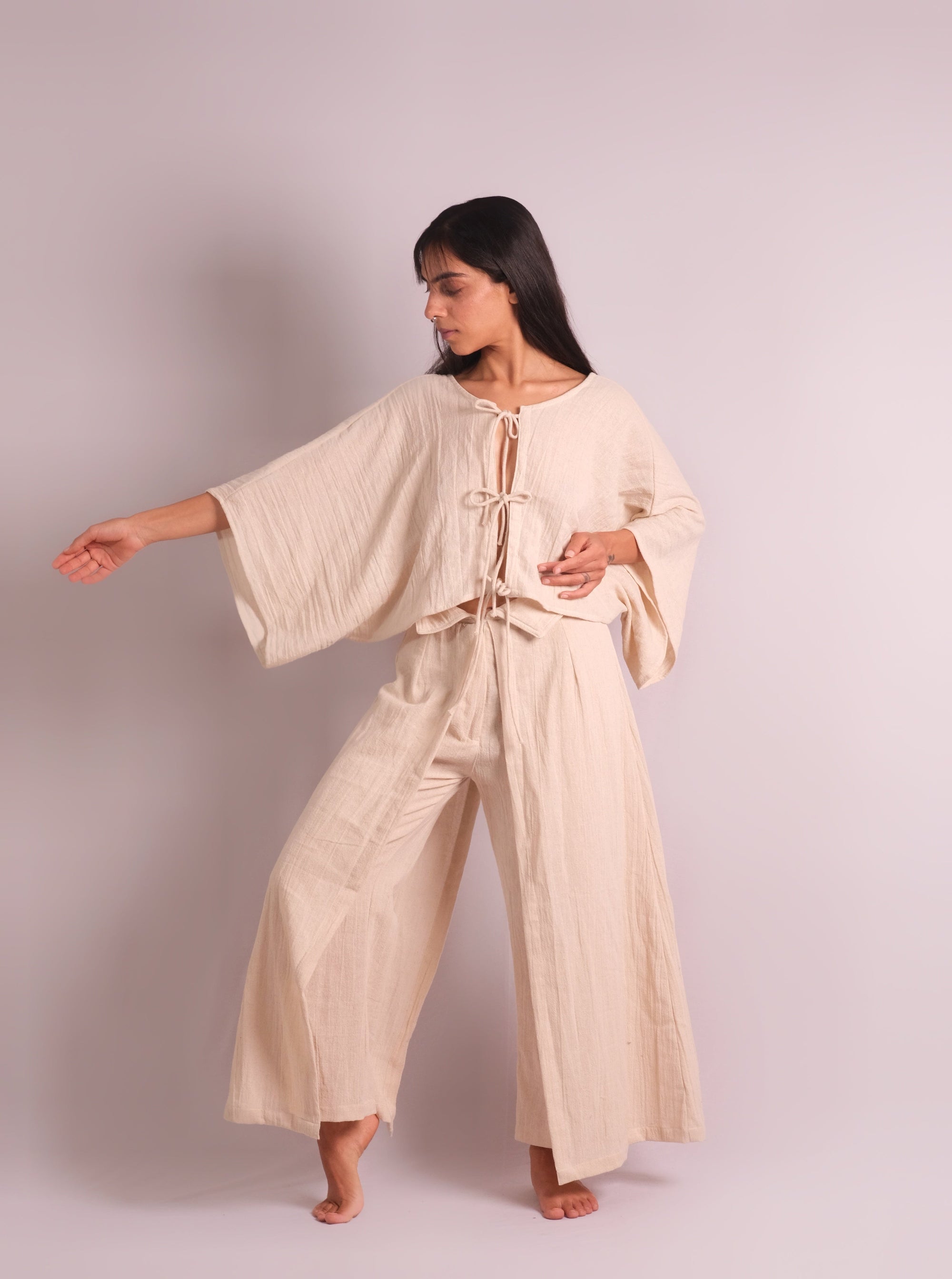 Raw Indian Cotton Follicular Pants
