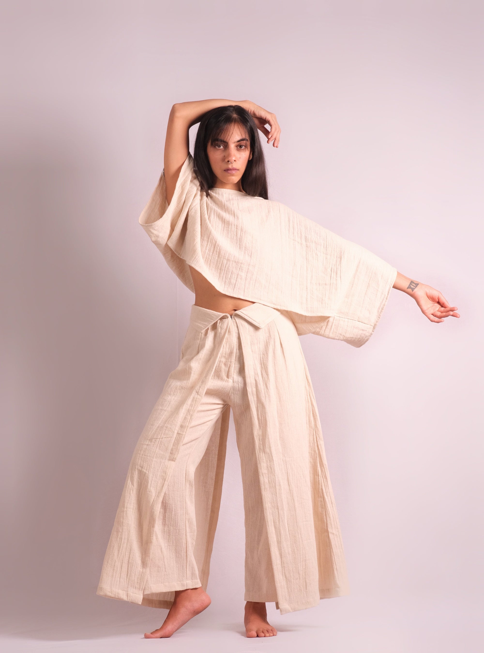 Raw Indian Cotton Follicular Pants