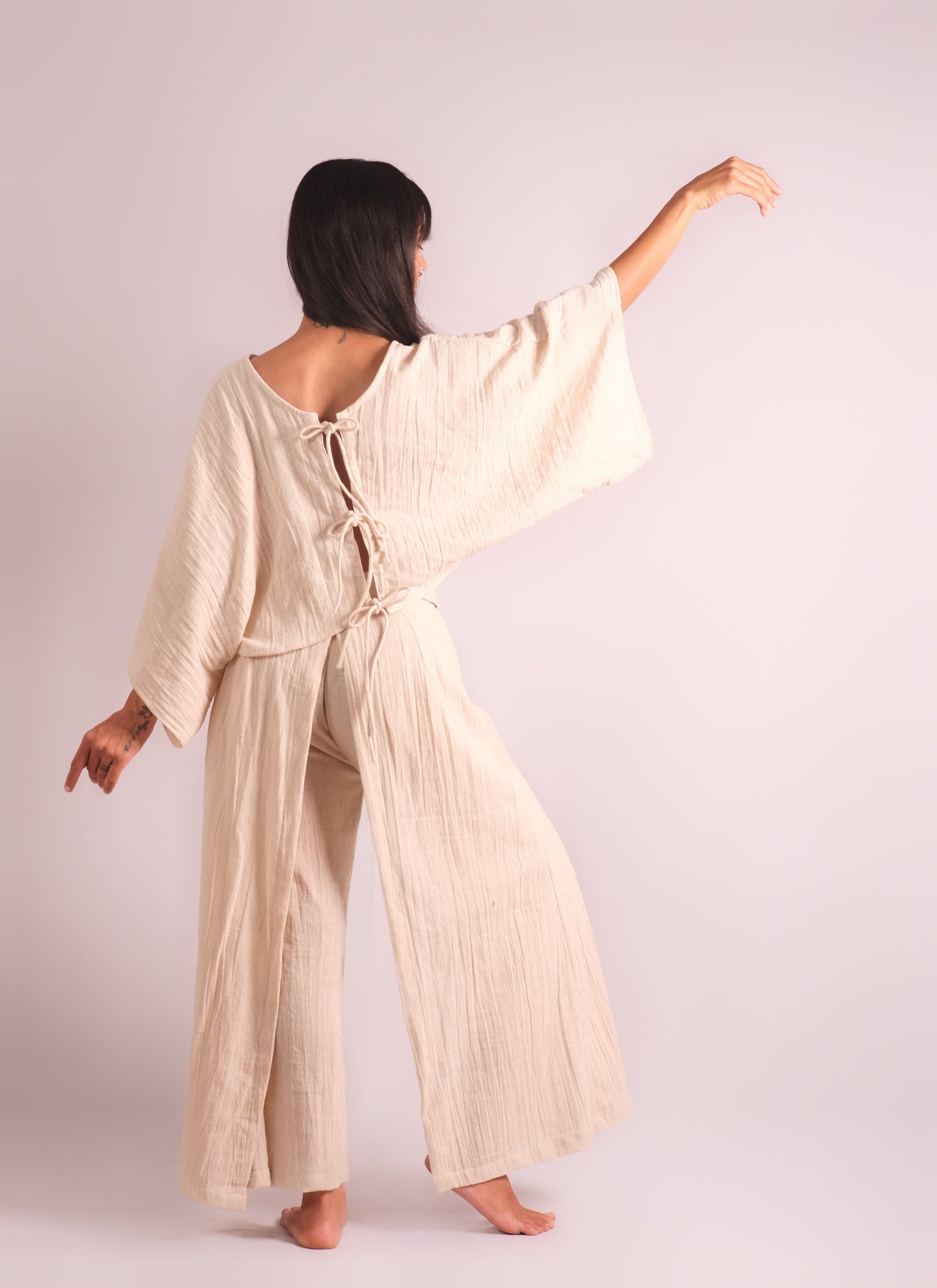 Natural Indian Cotton Follicular Top