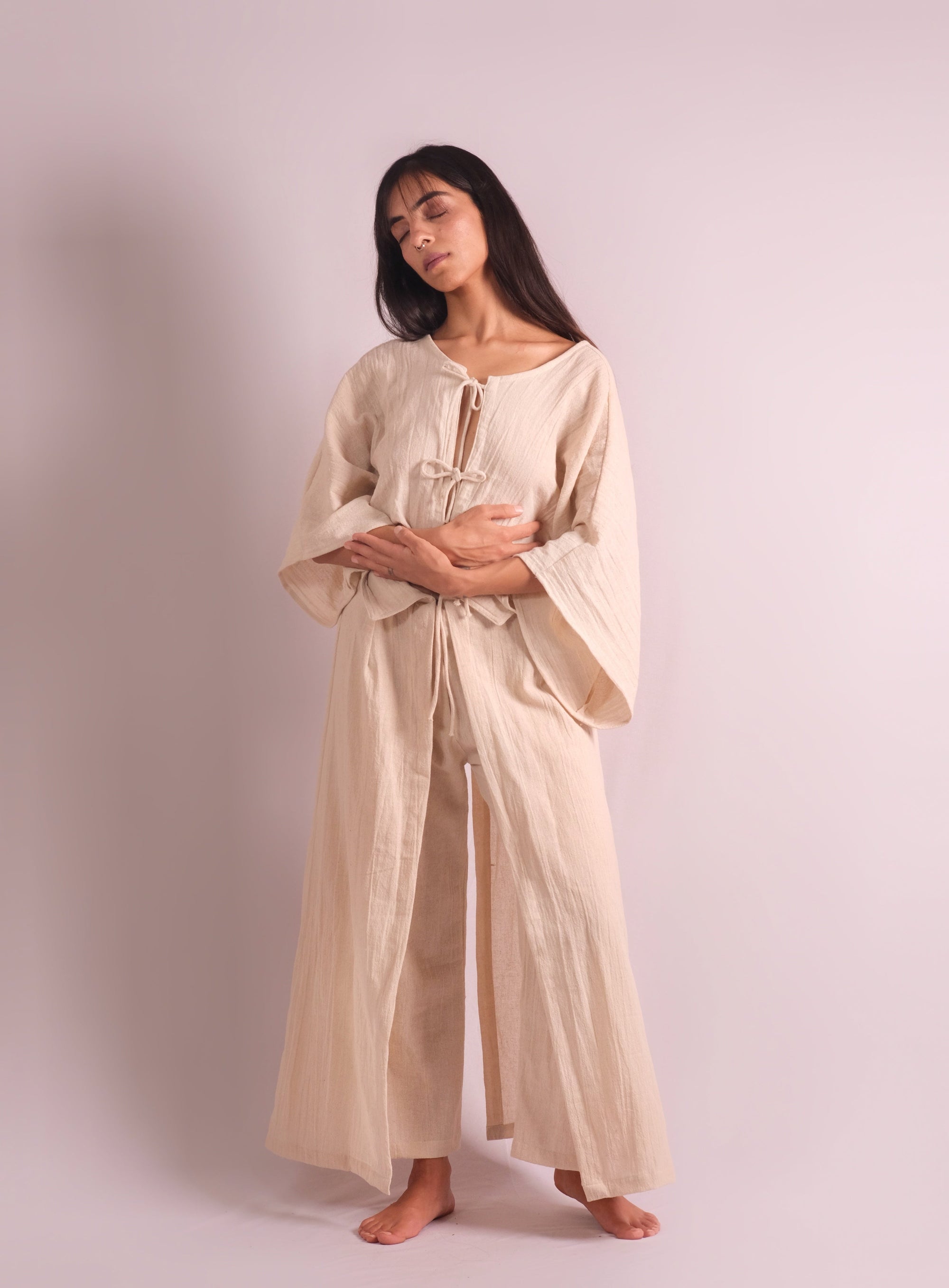 Natural Indian Cotton Follicular Top