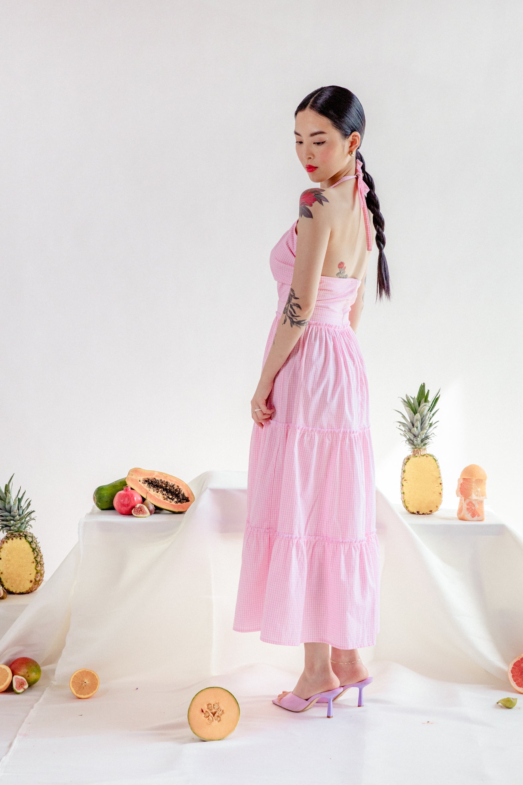Pink Organic Cotton Ovulation Dress